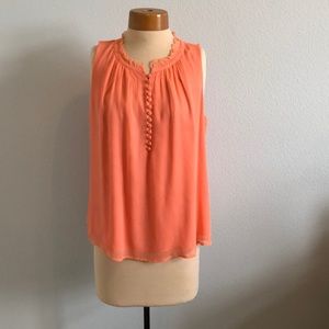 J.Crew Sleeveless silk blouse